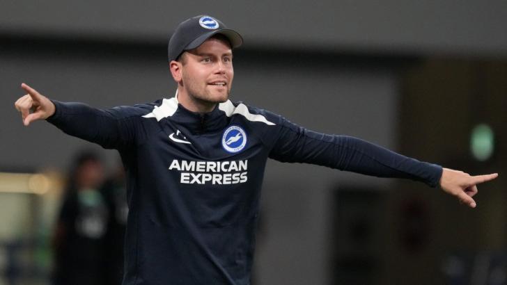 Brighton's German manager Fabian Hurzeler